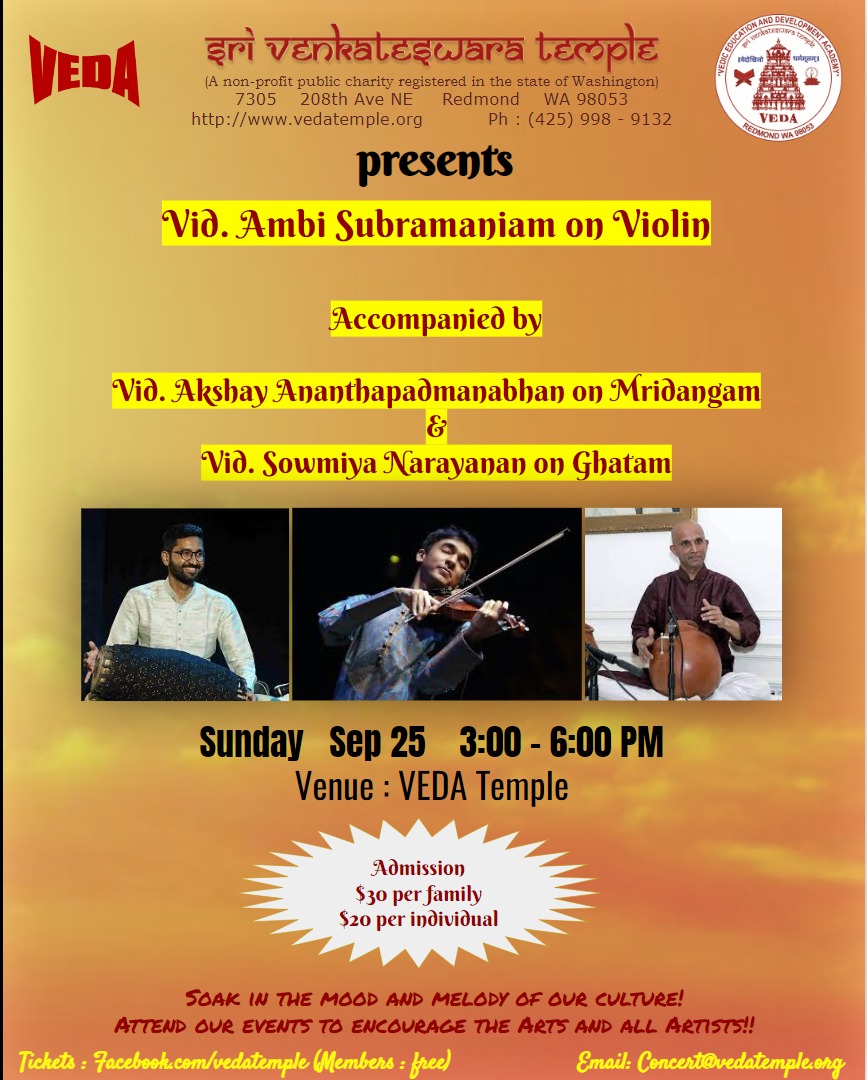 Vid Ambi Subramaniam Violin concert