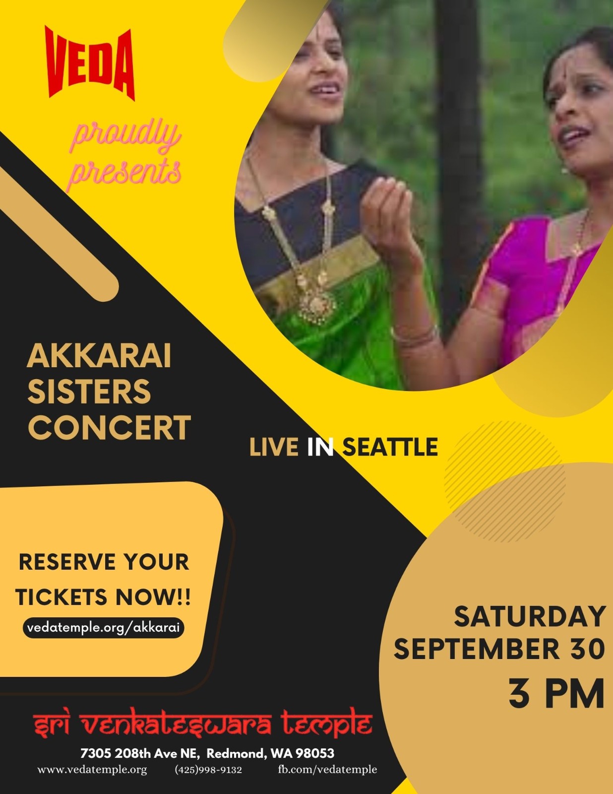 Akkarai Sisters Concert - Sep 30